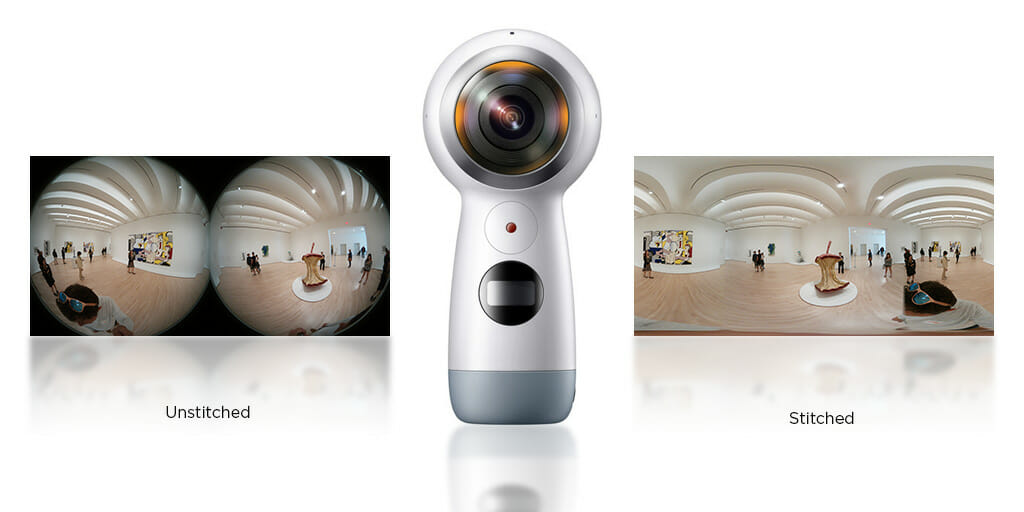 How do I record videos with my Samsung Gear 360 camera?