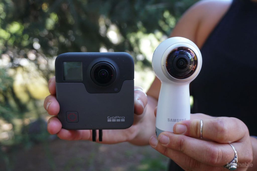 GoPro Fusion 360 camera in comparison with Gear360 (v2017)