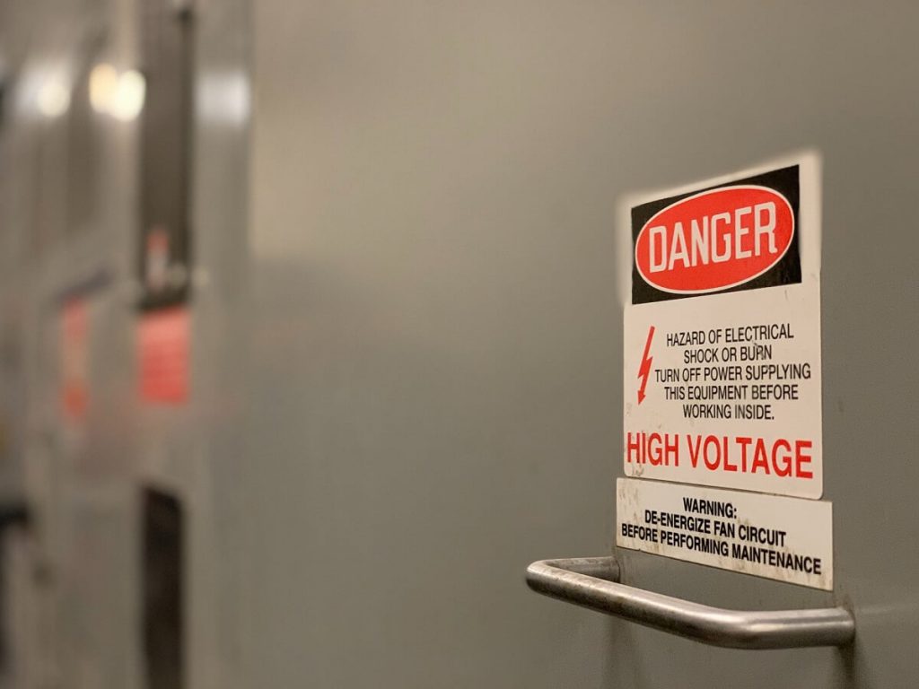 A high voltage safety training