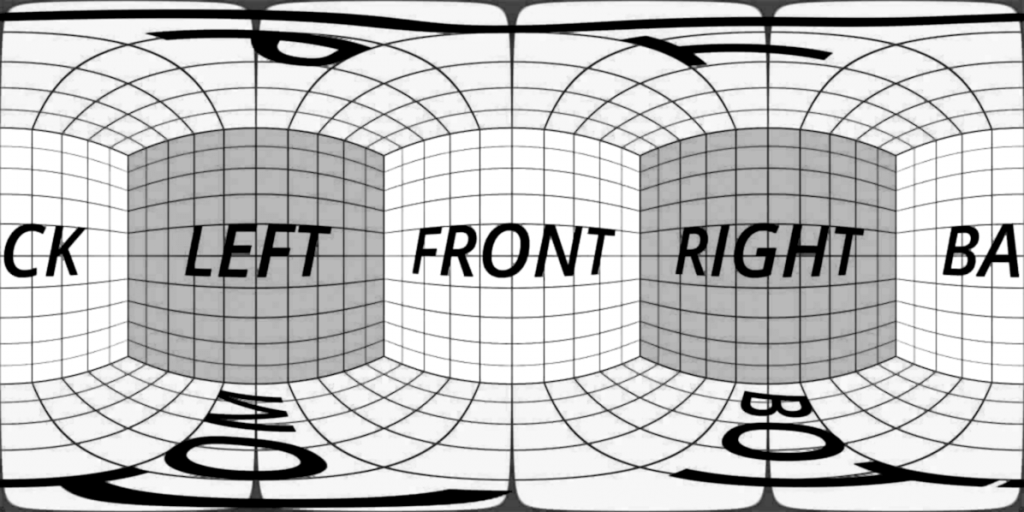 An example of an equirectangular 360-degree image