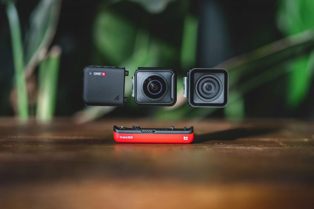A camera that can shoot 360˚ videos